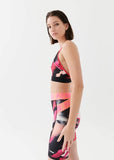 P.E NATION BRA FLUID SPORTS BRA IN PRINT