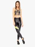 KORAL Legging Stage High Rise Infinity Black Camo Lime