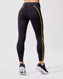 MICHI LEGGING LINEAR BLACK / ACID YELLOW