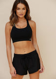 LORNA JANE BRA Compress & Compact Sports Bra (BLACK)