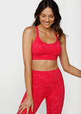 LORNA JANE BRA Lunar Sports Bra - WASHED NEON RASPBERRY