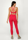 LORNA JANE BRA Lunar Sports Bra - WASHED NEON RASPBERRY