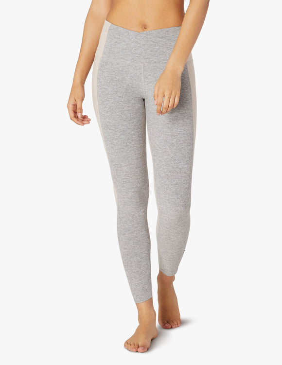 BEYOND YOGA Legging Spacedye Home Run High Waisted Midi - Silver Mist