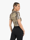 KORAL Crop Top Stella Glaze - Camo Shimmer
