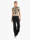 KORAL Crop Top Stella Glaze - Camo Shimmer