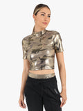 KORAL Crop Top Stella Glaze - Camo Shimmer