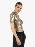 KORAL Crop Top Stella Glaze - Camo Shimmer