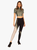 KORAL LEGGING Venus Blackout High Rise - Black/Juniper/Acropoles
