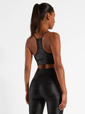 KORAL BRA Sweeper Infinity Sports Bra - Black Camo