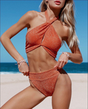 BEACH RIOT SWIMWEAR JESSICA TOP & CECILIA BOTTOM IN ORIOLE SHINE