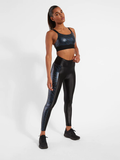 KORAL BRA Dare Zebra Foil Sports Bra - Lapis Blue Zebra