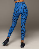 MICHI LEGGING VERVE TIGER PRINT - ROYAL BLUE