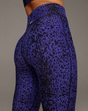 MICHI LEGGING VERVE PLANTAE PRINT - INDIGO