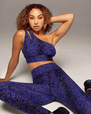 MICHI LEGGING VERVE PLANTAE PRINT - INDIGO