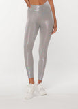 LORNA JANE LEGGING Gloss Ankle Biter - NU GREY