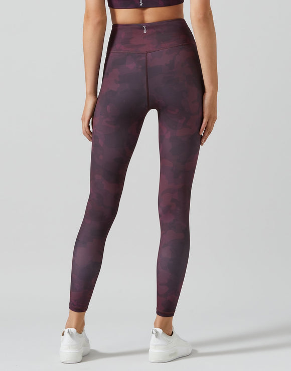 LILYBOD LEGGING MILLIE Eggplant Splatter Camo