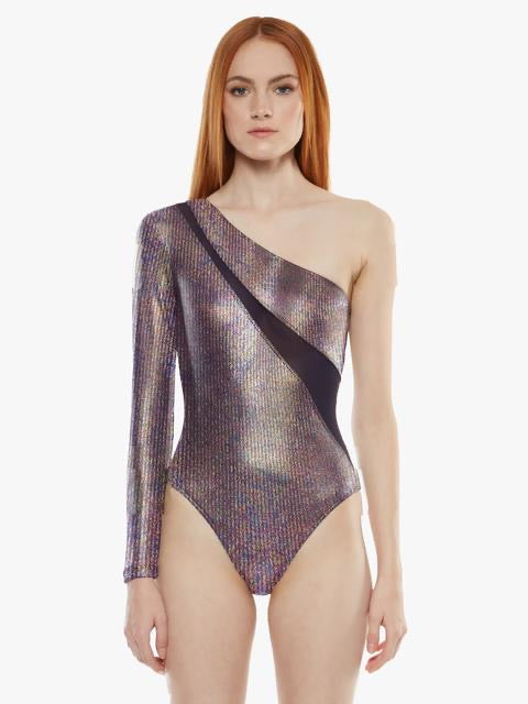 KORAL BODYSUIT RIB FOIL GLITTER
