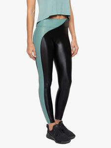 KORAL LEGGING CHASE HIGH RISE INFINITY - Black/Aquamarine