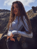 KORAL Luca Infinity Crop Top - Heather Grey